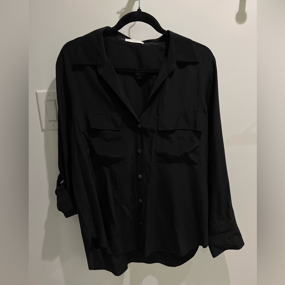 Babaton New Utility Silk Button-Up